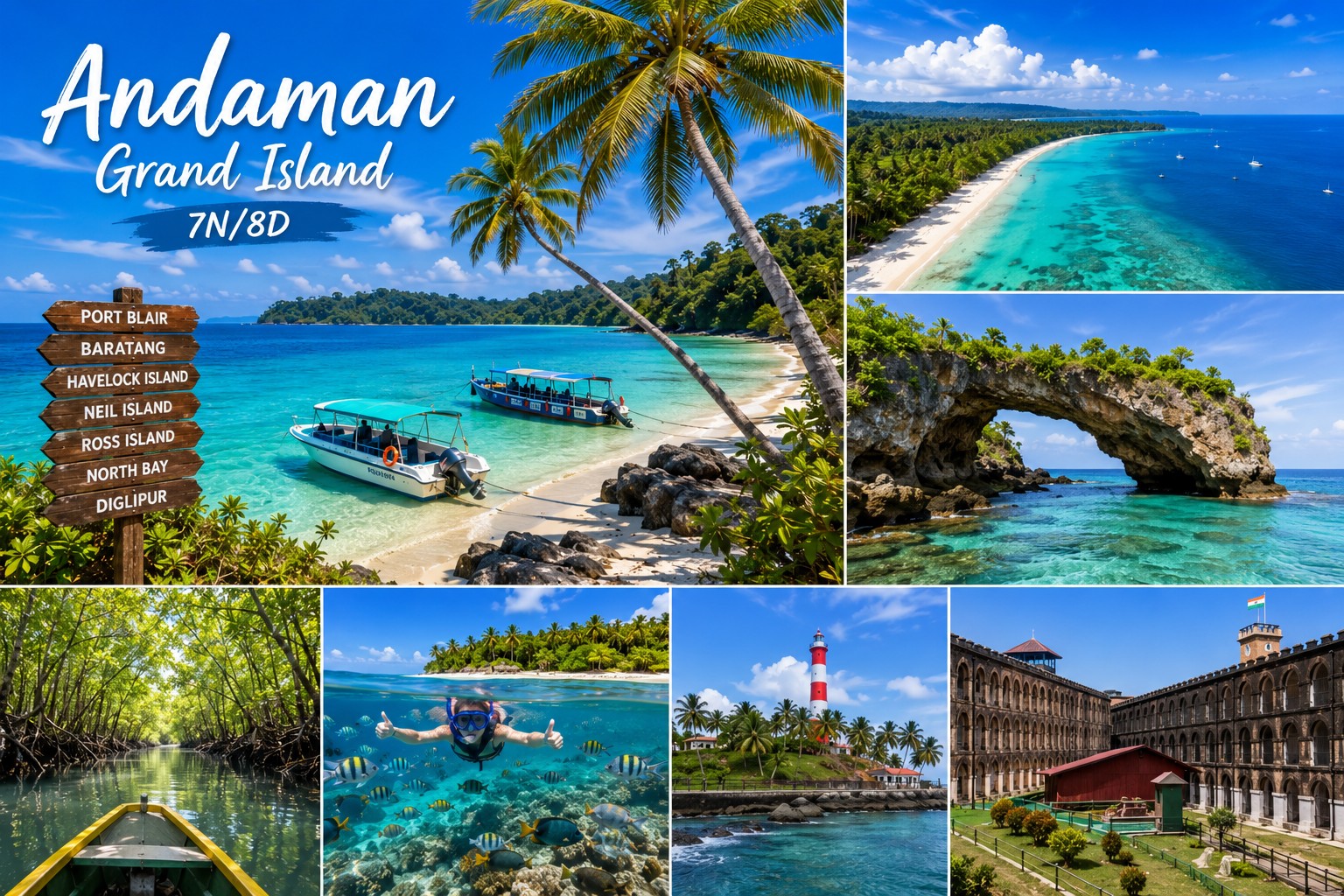Andaman Grand Island Tour