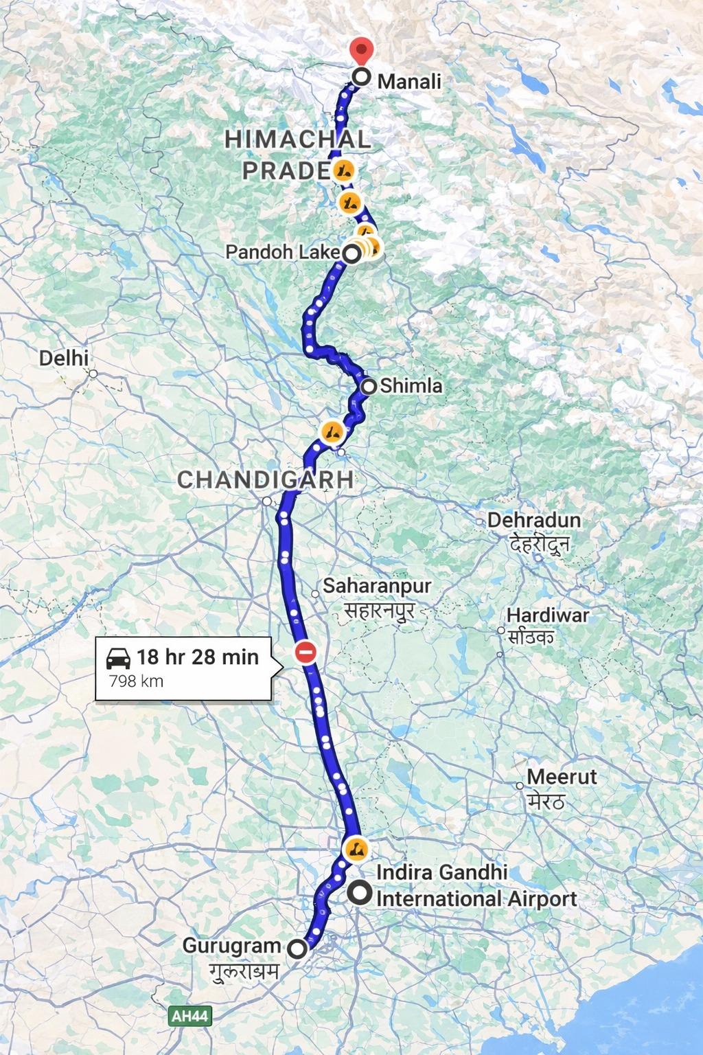 Delhi Shimla Manali Package