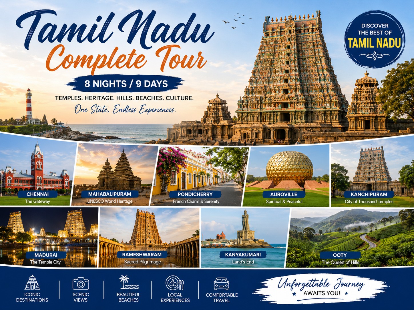 Tamil Nadu Complete Tour