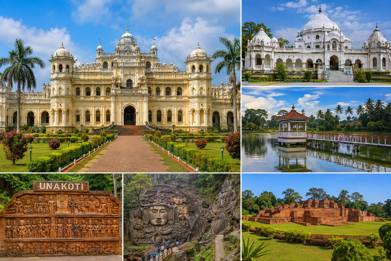 Tripura Heritage Escape – Agartala – Udaipur – Unakoti